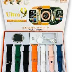 Mey İthalat® WATCH9 7 KORDONLU AKILLI SAAT