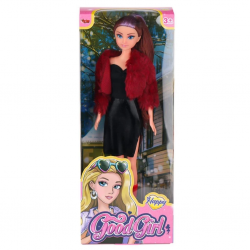 Mey İthalat® WG-115521  Ceketli Çizmeli Renkli Saçlı Bebek 29 cm -Vardem Oyuncak