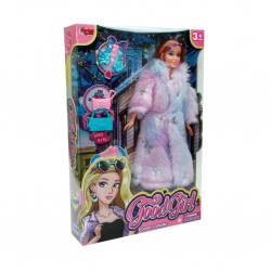 Mey İthalat® WG-66768  Aksesuralı Kürklü Bebek 29 cm - Vardem Oyuncak