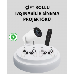 Mey İthalat® Wi-Fi 6 ve Bluetooth 5.0 Destekli 4K Akıllı Projeksiyon Cihazı
