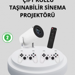 Mey İthalat® Wi-Fi 6 ve Bluetooth 5.0 Destekli 4K Akıllı Projeksiyon Cihazı