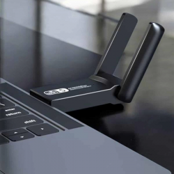 Mey İthalat® Wifi Adaptör Çift Bantlı Kablosuz Wifi Adaptörü