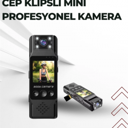 Mey İthalat® WiFi ile Uzaktan Erişimli Mini Kamera – 1200mAh Batarya, 1080P Video Çekimi