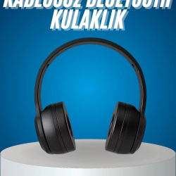 Mey İthalat® Wireless 5.0 Bluetooth Kablosuz Kulaklık ANC Özellikli Kulak Üstü Ayarlanabilir