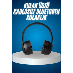 Mey İthalat® Wireless 5.0 Bluetooth Kablosuz Kulaklık ANC Özellikli Kulak Üstü Ayarlanabilir