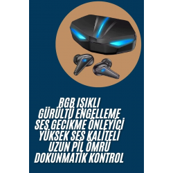 Mey İthalat® Wireless Gaming Kulaklık Mikrofonlu Bluetooth Oyuncu Kulaklığı