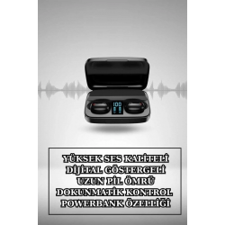 Mey İthalat® Wireless Şarjlı Pembe Akıllı Saat ve Kablosuz Bluetooth Kulaklık Dokunmatik Kontrol