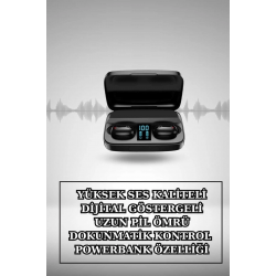 Mey İthalat® Wireless Şarjlı Pembe Akıllı Saat ve Kablosuz Bluetooth Kulaklık Dokunmatik Kontrol