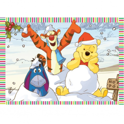 Mey İthalat® WN714  , Winnie The Pooh, 100 Parça Puzzle