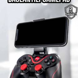 Mey İthalat® X3 Gamepad Oyun Kolu Bluetooth Bağlantılı Gamestick Android Uyumlu