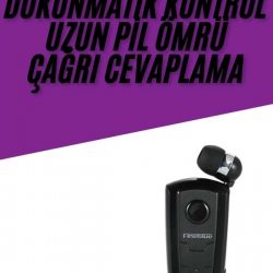 Mey İthalat® Yaka Kulaklığı Andorid Tüm Cep Telefonlarına Uyumlu Mikrofonlu Titreşimli Makaralı