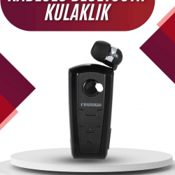 Mey İthalat® Yaka Kulaklığı Andorid Tüm Cep Telefonlarına Uyumlu Mikrofonlu Titreşimli Makaralı