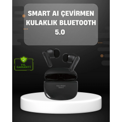 Mey İthalat® Yapay Zeka Destekli Bluetooth Kulaklık Anlık Çeviri ve Gürültü Engelleme