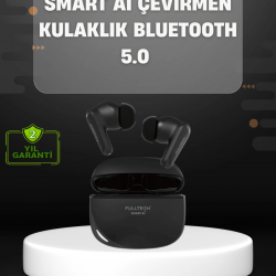 Mey İthalat® Yapay Zeka Destekli Bluetooth Kulaklık Anlık Çeviri ve Gürültü Engelleme