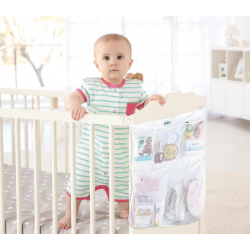 Mey İthalat®  Yatak Başı Organizer 555 Beyaz