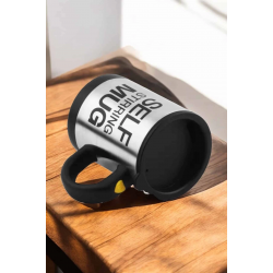 Mey İthalat® Yazılı Kupa Kendi Kendini Karıştıran Mikser Kupa Termos Bardak