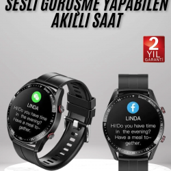 Mey İthalat® Yeni Model Akıllı Saat GPS Uyumlu Uyku ve Sağlık Takibi Sesli Görüşme