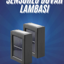 Mey İthalat® Yeni Model Solar Çift Taraflı Duvar Lambası Dekoratif Duvar Lambası