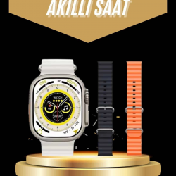 Mey İthalat® Yeni Nesil 3 Kordonlu Kol Saati 49 MM Amoled Ekran Akıllı Saat