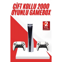 Mey İthalat® Yeni nesil 4k Hd 2.4g Kablosuz Kol 3000 Oyunlu Game Station Retro Atari Game Box