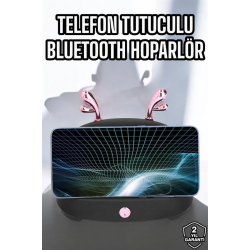 Mey İthalat® Yeni Nesil Akıllı Hoparlör Telefon Tutacağı Uzun Pil Ömrü Yüksek Ses Kaliteli