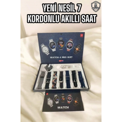 Mey İthalat® Yeni Nesil Akıllı Saat 2024 Model Uyku ve Sağlık Takibi Bluetooth Bağlantılı