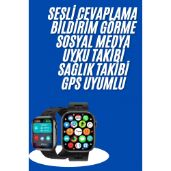 Mey İthalat® Yeni Nesil Akıllı Saat Amoled Ekran Yüksek Çözünürlüklü 41 mm Kasa