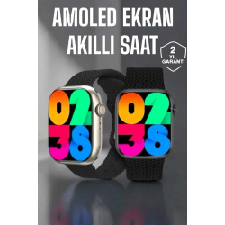 Mey İthalat® Yeni Nesil Akıllı Saat Arama Cevaplama GPS Takibi Adımsayar NFC Özelliği