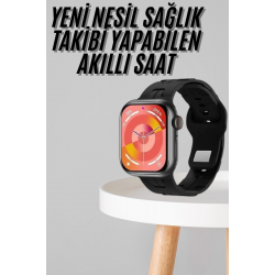 Mey İthalat® Yeni Nesil Akıllı Saat Çağrı Cevaplama Müzik Dinleme Plastik Kordon Mesaj Bildirimleri