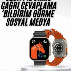 Mey İthalat® Yeni Nesil Akıllı Saat Müzik Dinleme Bildirim Görme Sesli Asistan Desteği
