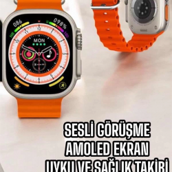 Mey İthalat® Yeni Nesil Akıllı Saat Nabız Ölçer Sağlık Ölçer ve Kalori Ölçer Uyku Takibi NFC Özelliği