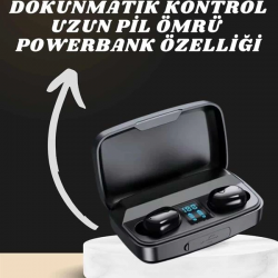 Mey İthalat® Yeni Nesil Akıllı Saat ve Bluetooth Kulaklık Kampanyası Dokunmatik Kare 7 Kordonlu