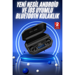 Mey İthalat® Yeni Nesil Android ve İOS Uyumlu Siyah Profesyonel Oyuncu Kulaklığı