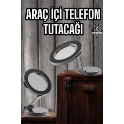 Mey İthalat® Yeni Nesil Araç İçi Mıknatıslı Telefon Tutacağı Tüm Telefonlara Uyumlu