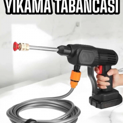 Mey İthalat® Yeni Nesil Araç Yıkama Şarjlı Tabancası Basınçlı Su Hazneli