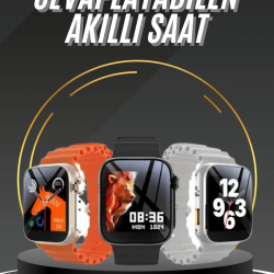 Mey İthalat® Yeni Nesil Bluetooth Bağlantılı Akıllı Saat Sosyal Medya Girişli Uyku Takibi