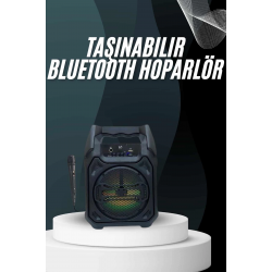Mey İthalat® Yeni Nesil Bluetooth Hoparlör USB TF Kart Girişli Çoklu Bağlantı