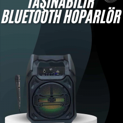 Mey İthalat® Yeni Nesil Bluetooth Hoparlör USB TF Kart Girişli Çoklu Bağlantı