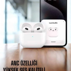 Mey İthalat® Yeni Nesil Bluetooth Kulaklık ANC Özelliği Yüksek Ses Kaliteli