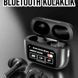 Mey İthalat® Yeni Nesil Bluetooth Kulaklık Ekranlı Yüksek Ses Kaliteli Uzun Şarj Süreli