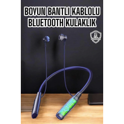 Mey İthalat® Yeni Nesil Bluetooth Kulaklık Kablolu Kulak İçi Dijital Göstergeli