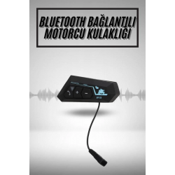 Mey İthalat® Yeni Nesil Dinleme Ve Konuşma Özellikli Intercom Kask Kulaklığı 5.0 Bluetooth
