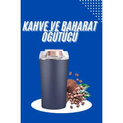 Mey İthalat® Yeni Nesil Kahve ve Baharat Öğütücü Paslanmaz Çelik Kahve Değirmeni