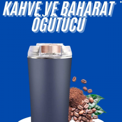 Mey İthalat® Yeni Nesil Kahve ve Baharat Öğütücü Paslanmaz Çelik Kahve Değirmeni