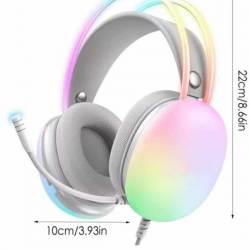 Mey İthalat® Yeni Nesil Kulak Üstü Kablosuz Uzun Ömürlü RGB Işıklı Bluetooth Kulaklık