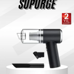 Mey İthalat® Yeni Nesil Mini Vakumlu Araç Süpürgesi El Süpürgesi Şarjlı