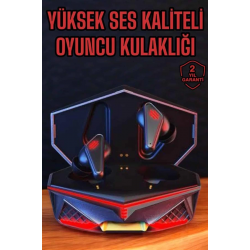 Mey İthalat® Yeni Nesil Oyuncu Kulaklığı Gürültü Önleyici Uzun Pil Ömrü Bluetooth Bağlantılı