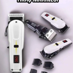 Mey İthalat® Yeni Nesil Tıraş Makinesi Uzun Şarjlı Paslanmaz Çelik Bıçaklı