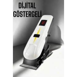 Mey İthalat® Yeni Nesil Tıraş Makinesi Uzun Şarjlı Paslanmaz Çelik Bıçaklı