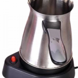 Mey İthalat® Yeni Nesil Türk Kahve Makinesi Cezvesi Siyah Gri Kablolu Pratik